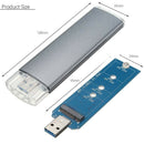 M.2 Ngff Ssd Sata To Usb 3.0 Converter Adapter Case External Enclosure Stor V2T5