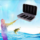 Mini Portable Fishing Tackle Box Waterproof ABS Plastic Foam Fly Fishing Lu P4P7