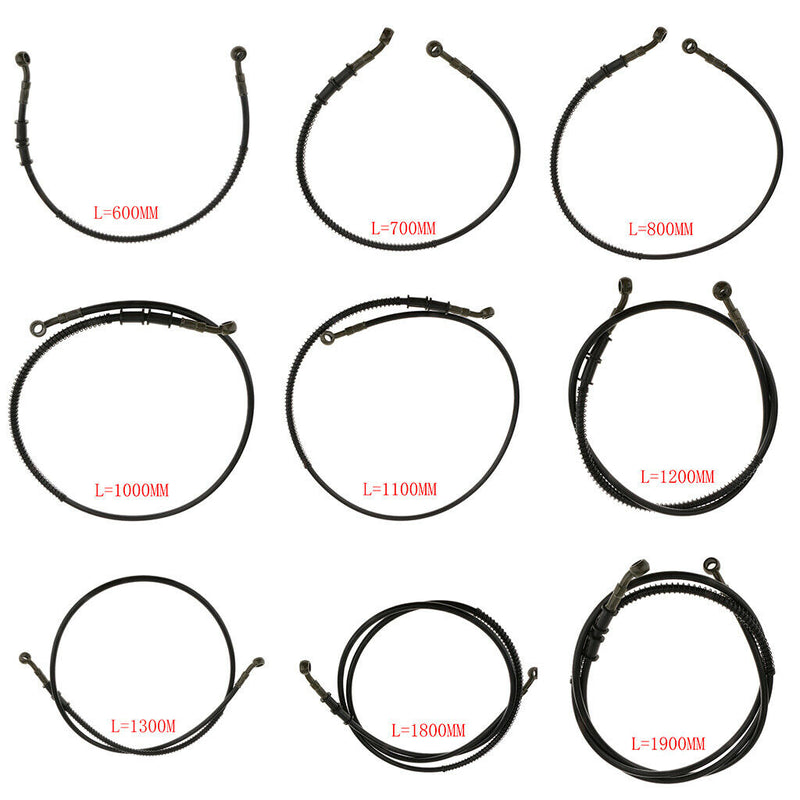 1. Rubber Motorbike Brake Line Hose Replacement High Performance