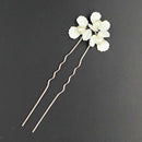 Bride Bridesmaid Wedding Party Hair Pin Womens Hair Stick Headwear White