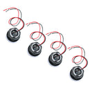 4 Pieces Car Marine Boat Yacht Blue LED Deck Step Stair Lights 12V