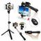 Wireless Selfie Stick 360 Shutter Remote Extendable With Tripod Phone Holder bs