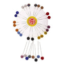 30x Crystal Diamante Hijab Scarf Pin Tailor Sewing Snag-Free Long Pin Safety