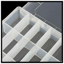 Adjustable 24 Compartment Slot Plastic Storage Box Jewelry Tool Container