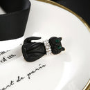 Fashion Crystal Cat Brooch Pin Collar Decoration Badge Corsage Jewelry Gifts J3C