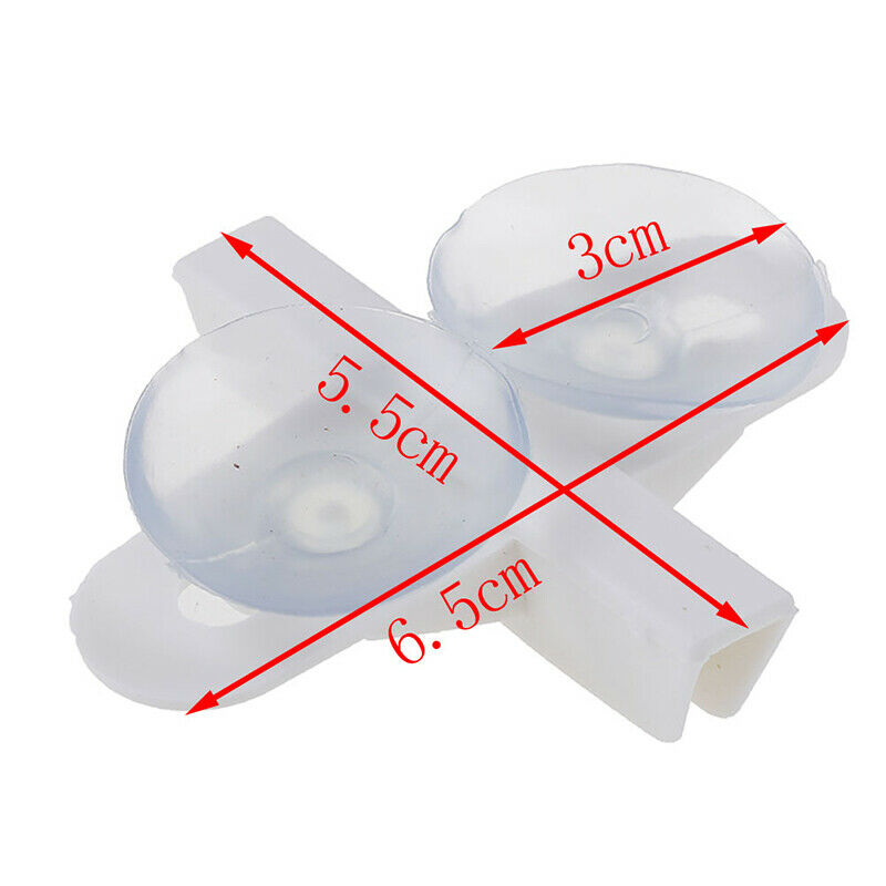 5Pcs Aquarium Fish Tank Divider Suction Cup Divider Plastic Sheet Holder SetR