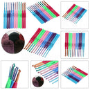 12pcs Crocheted Metal Stainless Steel Bolts Round Knitted Wool Needle Sets