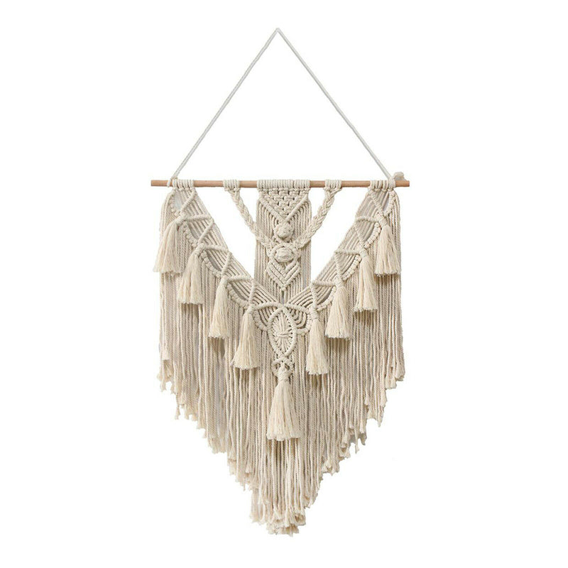 Woven Macrame Handmade Bohemian Tapestry Mobile Wall Hanging Decor Art Craft