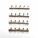 20pcs SS12D00G4 SPDT 1P2T 2 Position 3 Pin PCB Panel Vertical Slide Switch ME