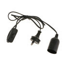 4x E27 Light Bulb Socket Lamp Holder AU Plug Power Cord Adapter with Switch