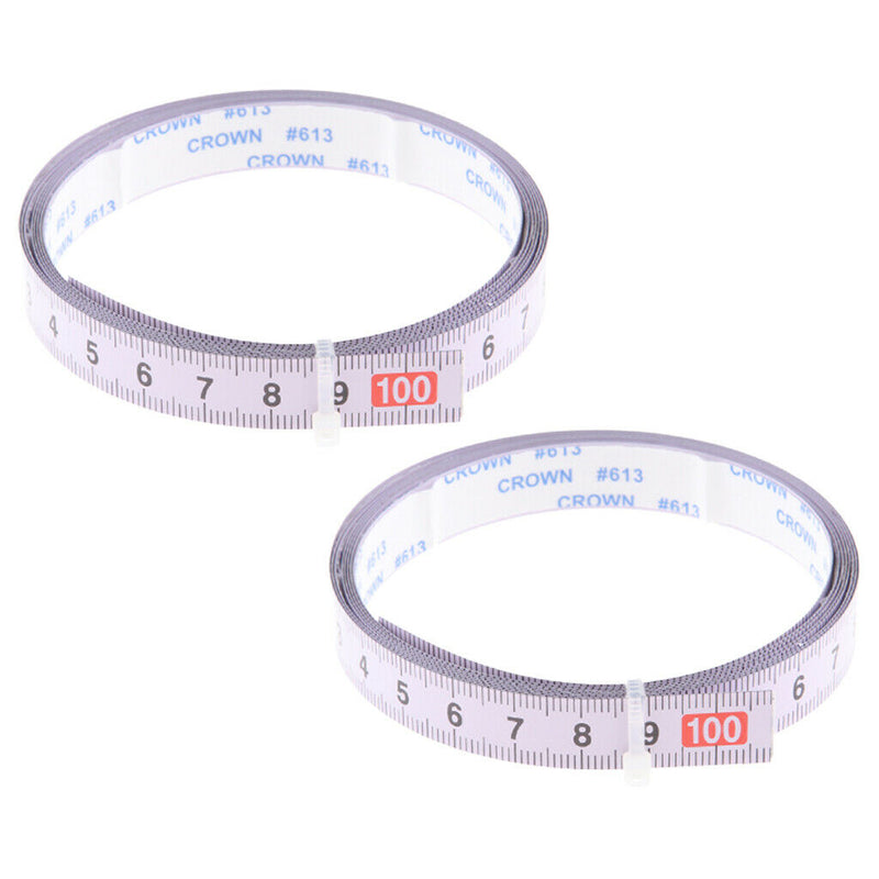 2 Pieces Miter Saw Track Tape Measure Stick And Measure Flat Tape Craft Tools