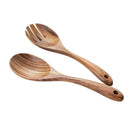 Wood Acacia Salad Servers for Nonstick Cookware Kitchen Wooden Baking Salad