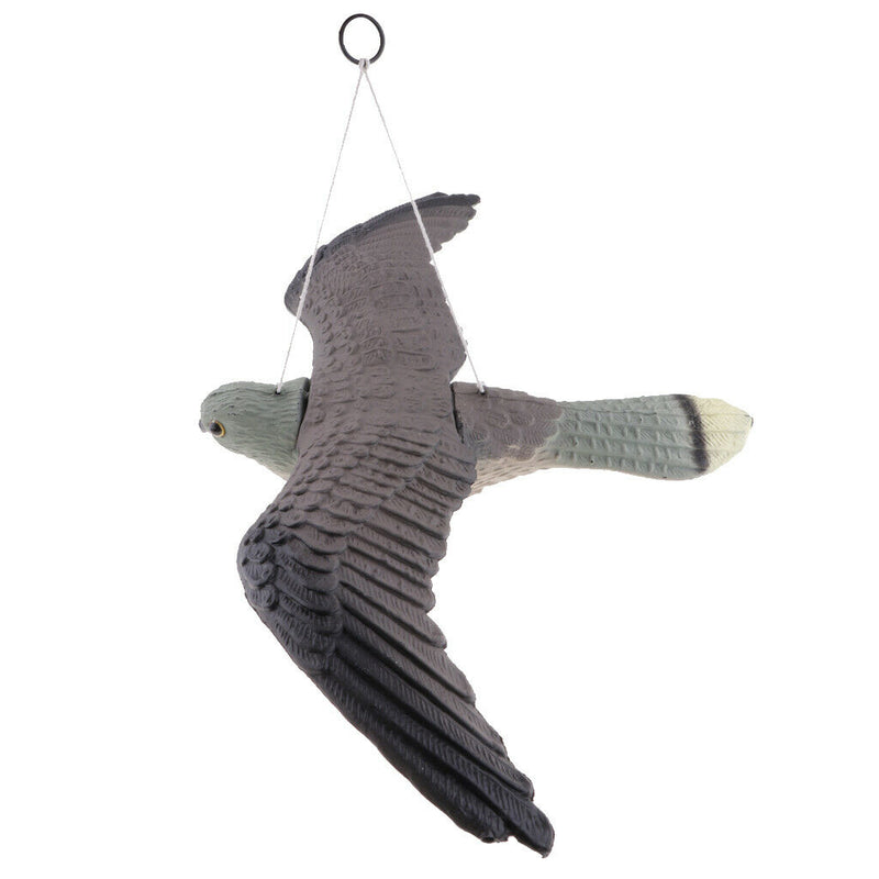3 Realistic Plastic  Decoy Bird Pigeon Crow Scarer Scarecrow Garden Tree