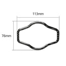 Carbon Fiber Headlight Switch Button Cover Trim Fit for Audi A4 B8 A5 Q5 20