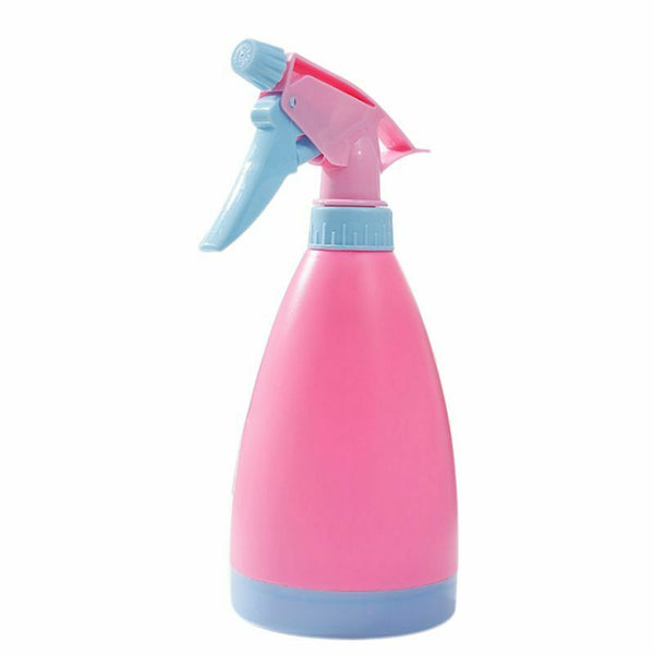 400ml Plastic Hairdressing Spray Bottle Blow Can Plant Flower Water Pink V6Z2