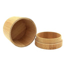 Waterproof Natural Bamboo Cylinder Natural Watch Storage Case with Pillow Travel