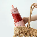 350ml Smart USB Juice Cup Portable Blender Smoothie Juice Machine (Pink) A