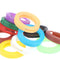 50Pcs Hollow Multi Color Rubber Soft Keys Locks Cap Topper Keyring Elastic C Nw