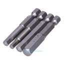 8pcs 50mm 1/4 Inch Steel Hex Shank Magnetic Hex Head Screwdriver Bits Tool