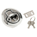 Convenient Boat Deck Hatch 1/2" Door White Plastic 2" Flush Pull Slam Latch