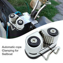 Stainless Steel Ball Bearing Boat Cleat with Wire Flaired Leading Ring A