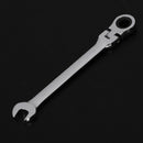 Ratchet Wrench Flexible Head Socket and Tool Wrench - 10 mm