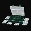 Fishing Tackle Box Durable Storage System Organizer Compartments Capacity