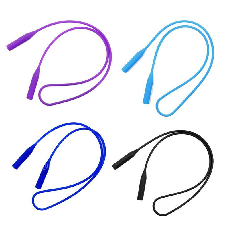 4Pcs Silicone Glasses Eyeglasses Holder Neck Cord Strap For Kids Children