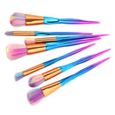 7pcs Makeup Brush Face Powder Blusher Foundation Heart Shape Brush Tool