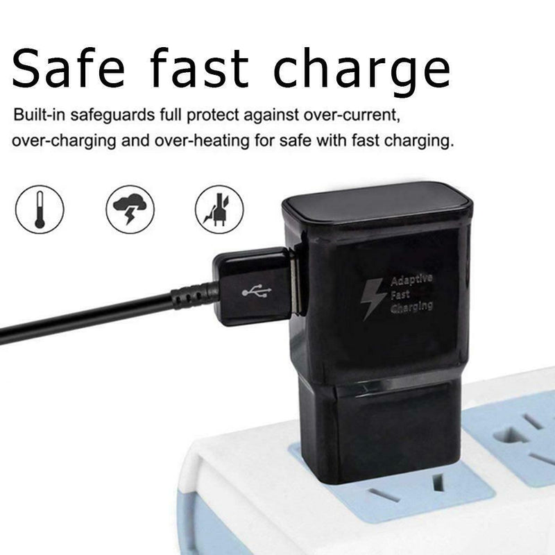 Mobile Phone Fast Charger US Plug Wall Adapter with Quick Charging Cable