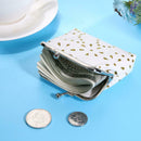 Women Kids Hollow Mini Coin Wallets PU Leather Clip Card Clutch Holder Case