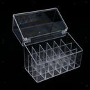 18-GRID LIPSTICK BRUSHES POWDER PALETTE COSMETIC STORAGE MAKEUP ORGANIZER HOLDER