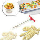 Manual roller spiral slicer radish potato tools vegetable cutter fruit carvingBX