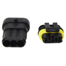 10 Kit 3 Pin Way Waterproof Electrical Wire Connector Plug