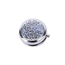 Travel Metal PillBox Medicine Organizer Container Jewellery Case Storage Holder@
