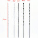 5Pcs Drill Bit Extra Long Straight Shaft Drill Bit for Metal Wood Newest Useful