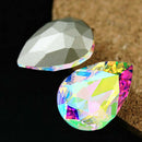 10pcs Wholesale Faceted Teardrop glass crystal Charm Loose Spacer beads 1 GJM