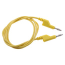 5Pieces 4mm Stackable Banana Plug Wire Soft Silicone Test Cable Lead