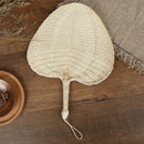 1PC Hand-woven Mosquito Repellent Fan Summer Manual Straw Hand Fans Palm Leaf OZ