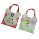 2pcs Rabbit Bunny Style Handbag Fabric Tote Kids Carry Bags Easter Supplier
