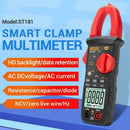 ST201 Digital Black Multimeter Clamp Ammeter Transistor Power Tester M3X4