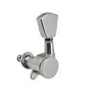 6 Pieces Sliver Acoustic Guitar Machine Heads Knobs Guitar String Tuning Peg