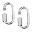 304 Stainless Steel Quick Link Lock Ring Hook Chain Fastener Hook Carabiner