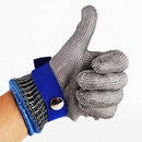 Safety Cut Proof Stab Resistant Stainless Steel Steel wire Butcher blue Glo