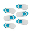 6Pcs Webcam Cover Slider for Camera Shield Laptop iPad Phone Desktop White