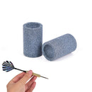 2pcs special gray dart sharpener round dart sharpening sand stone KQ FT