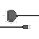 USB 3.0 to SATA 2.5 Inch Hard Disk Drive SSD Adapter Converter Cable Wire