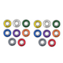 Lot 8 Frictionless Abec 11 Bearings Skateboard Roller Skate Bearings Multicolor