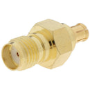 2PCS SMA Female To MCX Male Plug Coaxial Adapter Connector Conver lj