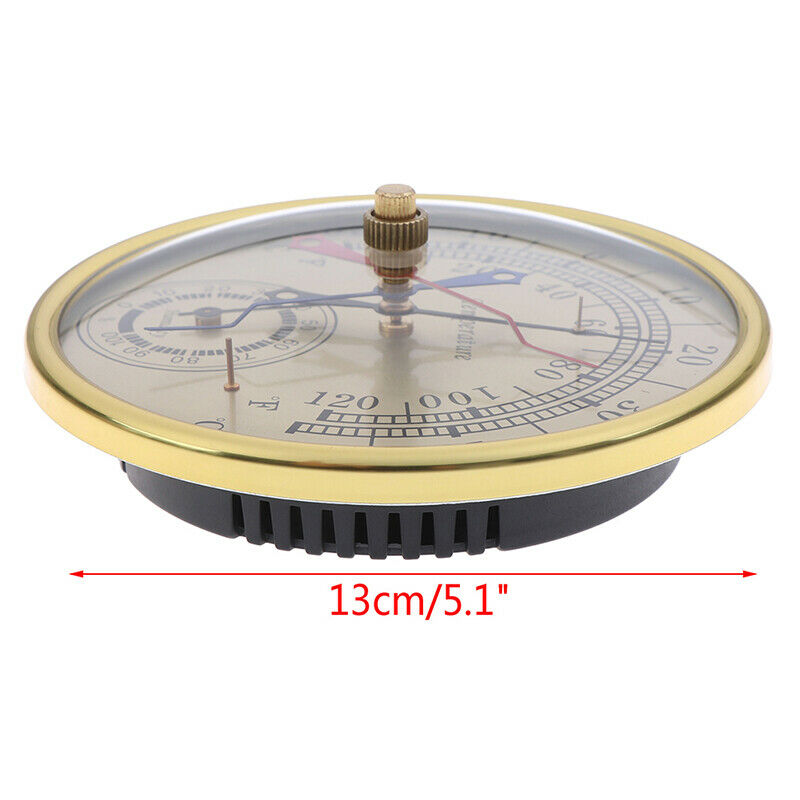 130MM Wall Mounted Household Thermometer Hygrometer High Accuracy Pressure Ga BX